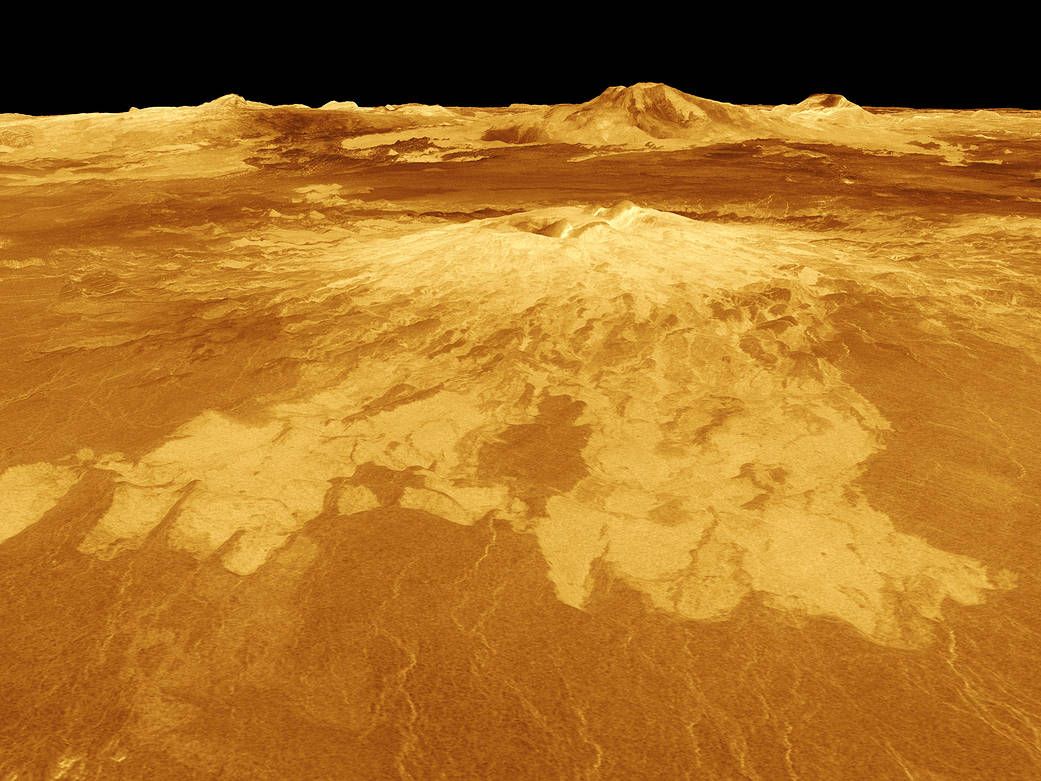 Volcano on Venus